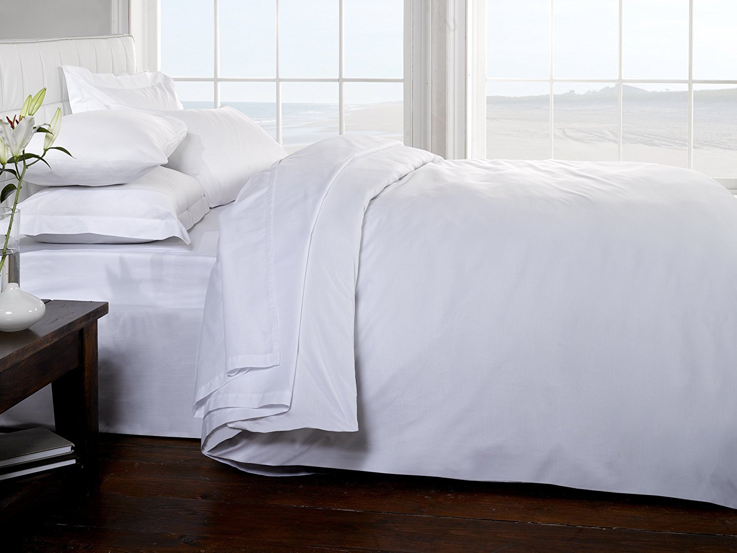 Rapport Home Quilt Cover Super King White - 200 Thread Count - 100% Cotton