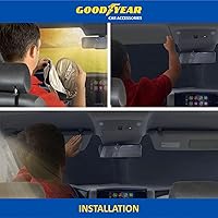 Vista 7 de Goodyear Parasol plegable para parabrisas Ford Edge 2015-2024, accesorios de automóvil, cubierta de parasol, parasol para parabrisas de automóvil