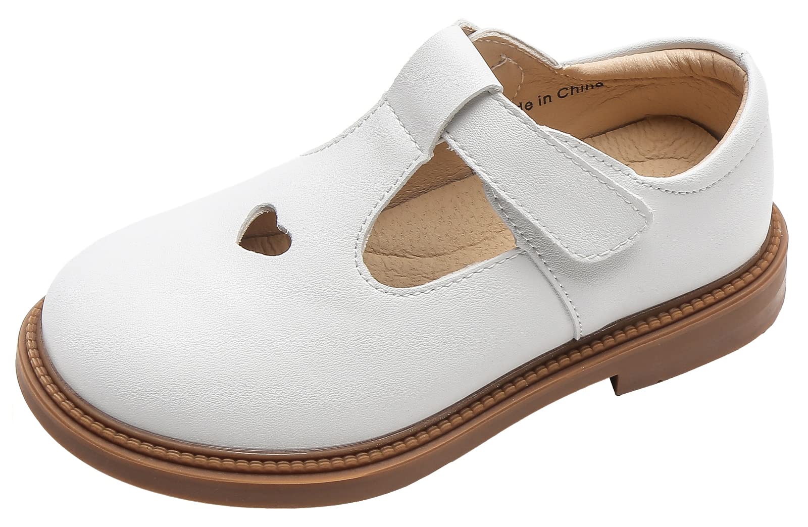 WUIWUIYU Filles Mary Janes Chaussure Enfant de Princesse Étudiants Fête 26-37EU