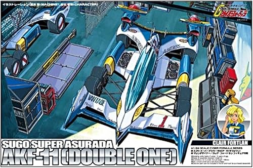 AOSHIMA Cyber Formula Sugo Super Asurada AKF-11 Double Uno 124 Modelo Kit