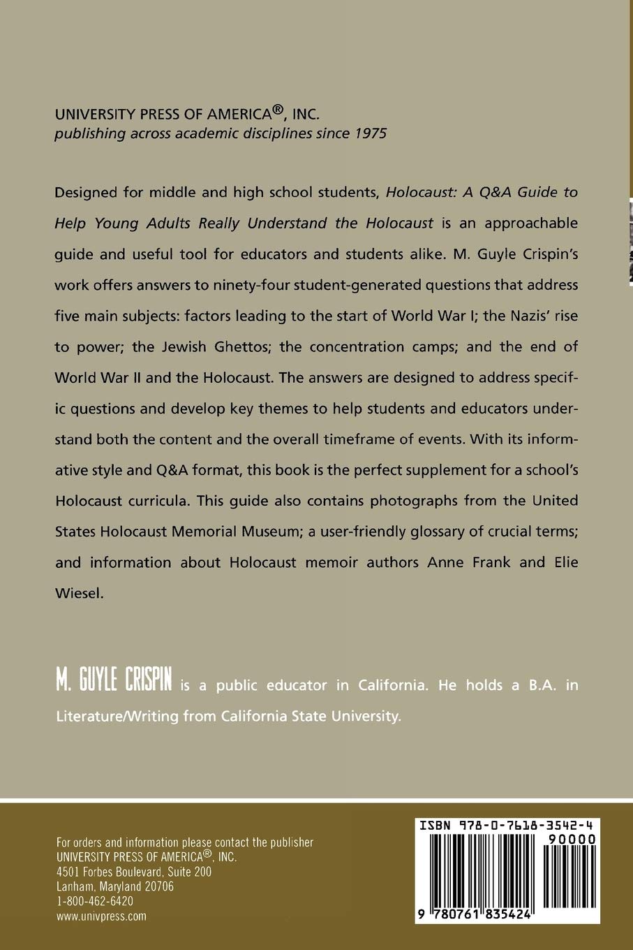 Holocaust: A Q&A Guide to Help Young Adults Really Understand the Holocaust