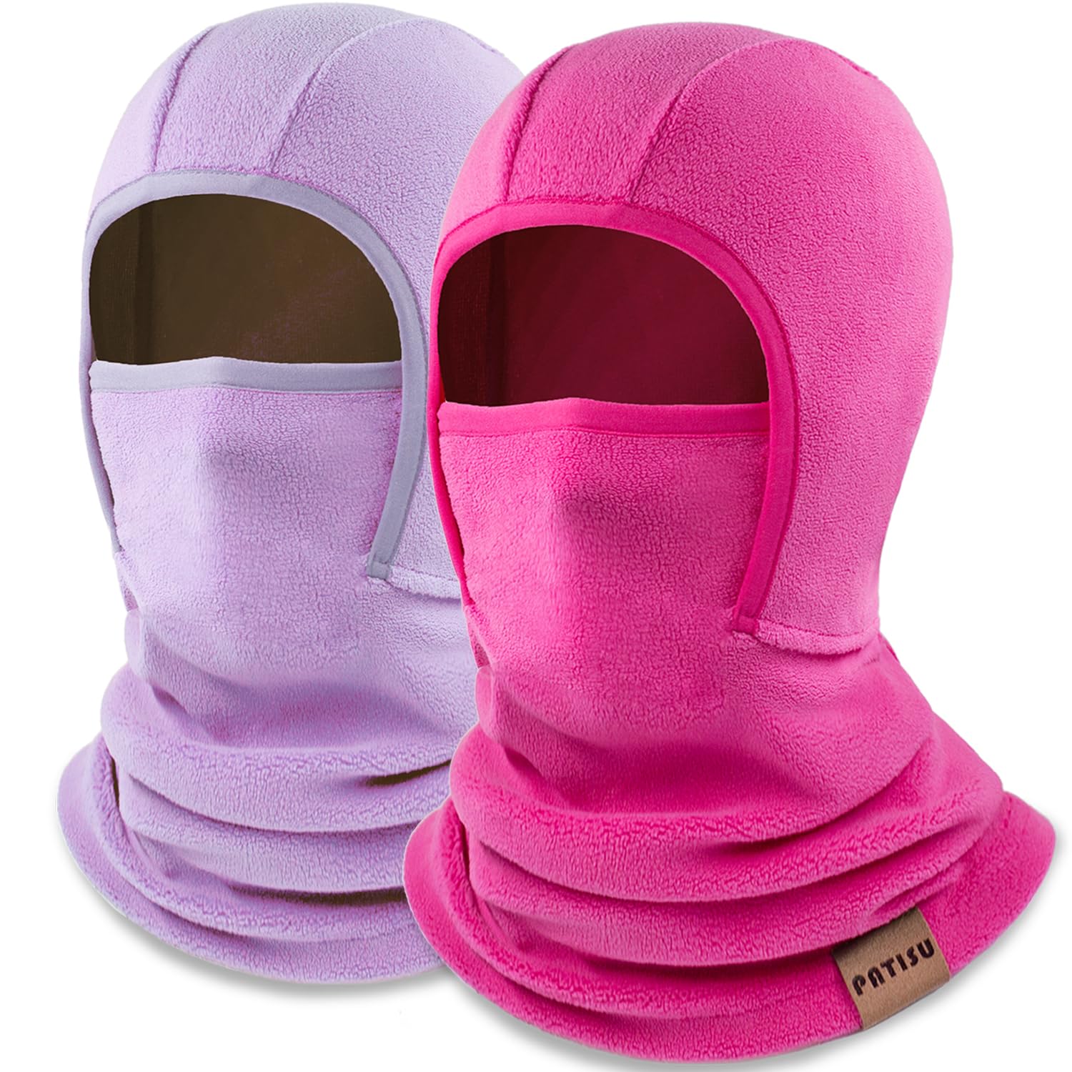 Kids Balaclava Ski Mask Winter Face Mask for Boys Girls Windproof Neck Warmer Gaiter Fleece Hood Face Cover for Cold Weather