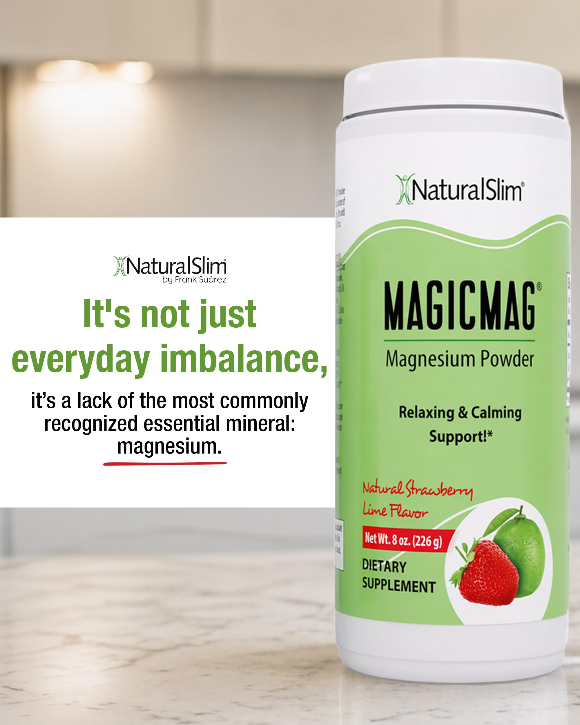 NaturalSlim MagicMag Magnesium Citrate Powder, Strawberry Lemon, 8 oz — Amazon image 7