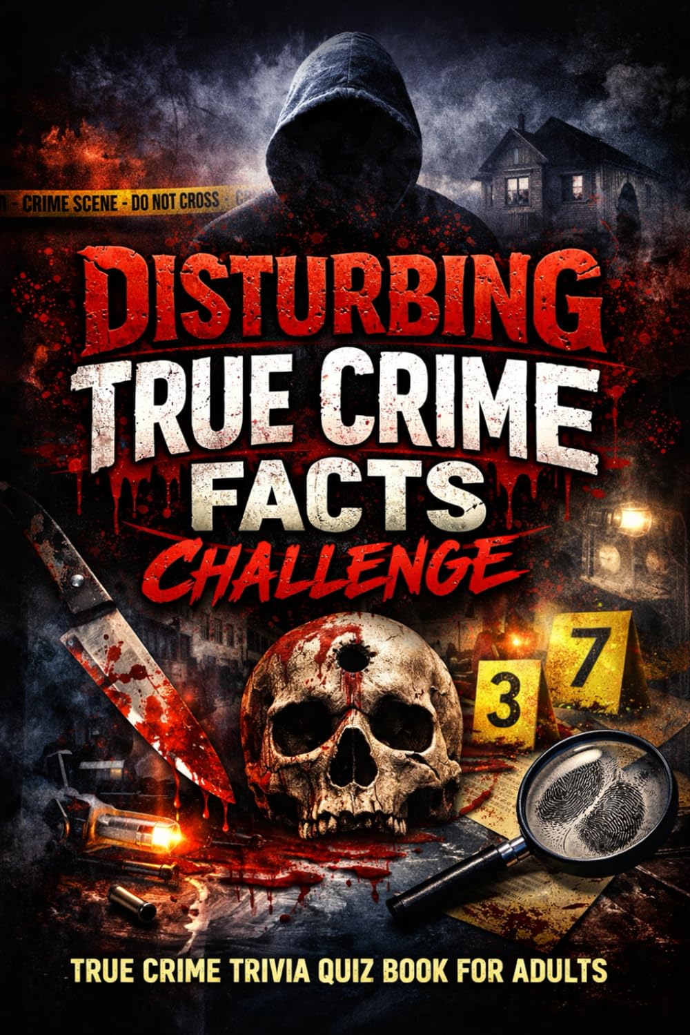 Disturbing True Crime Facts Challenge: A True Crime Trivia Quiz Book for Adults Featuring Shocking Questions About Serial Killers, Unsolved Mysteries, Cold Cases, and Infamous Criminal Minds
