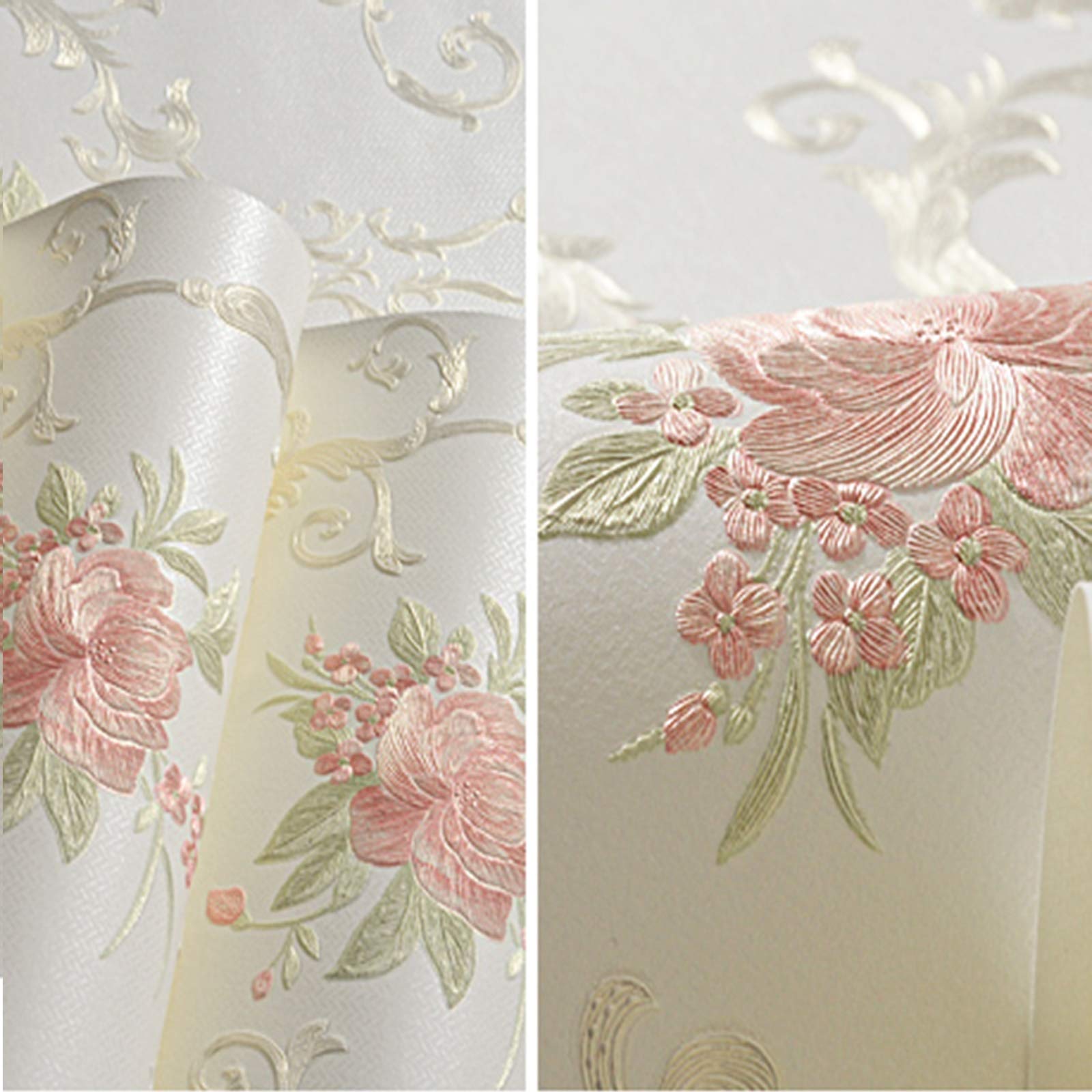Carta da parati Carta Da Parati Bianca Autoadesiva, Facile Da Incollare E Staccare La Decorazione Della Decorazione Della Casa, 0,53x3m / 0.53x6m (Size : 0.53x6m)