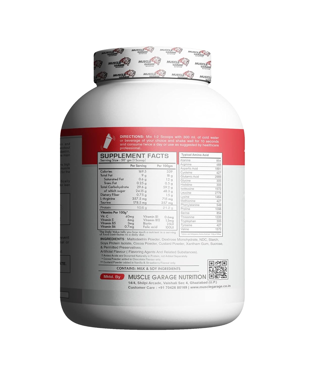 Review Muscle Garage Dna Anabolic Mass Gainer | High Protein Weight