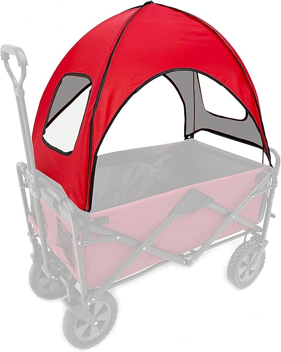 Wagon Canopy Cover for Collapsible Wagons, Folding Wagon Carts Cover