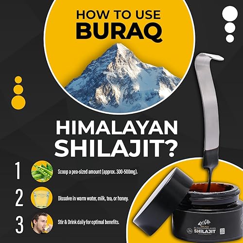 Miniatura 6 de Resina pura de Shilajit del Himalaya (1.06 oz), grado dorado, 45 días secado al sol, 71% ácido fúlvico, 9% ácido húmico, más de 85 minerales traza,