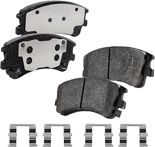 Brake Pad Set Compatible with Mazda 6 2003-2005 Front Organic, Pro-Line Series