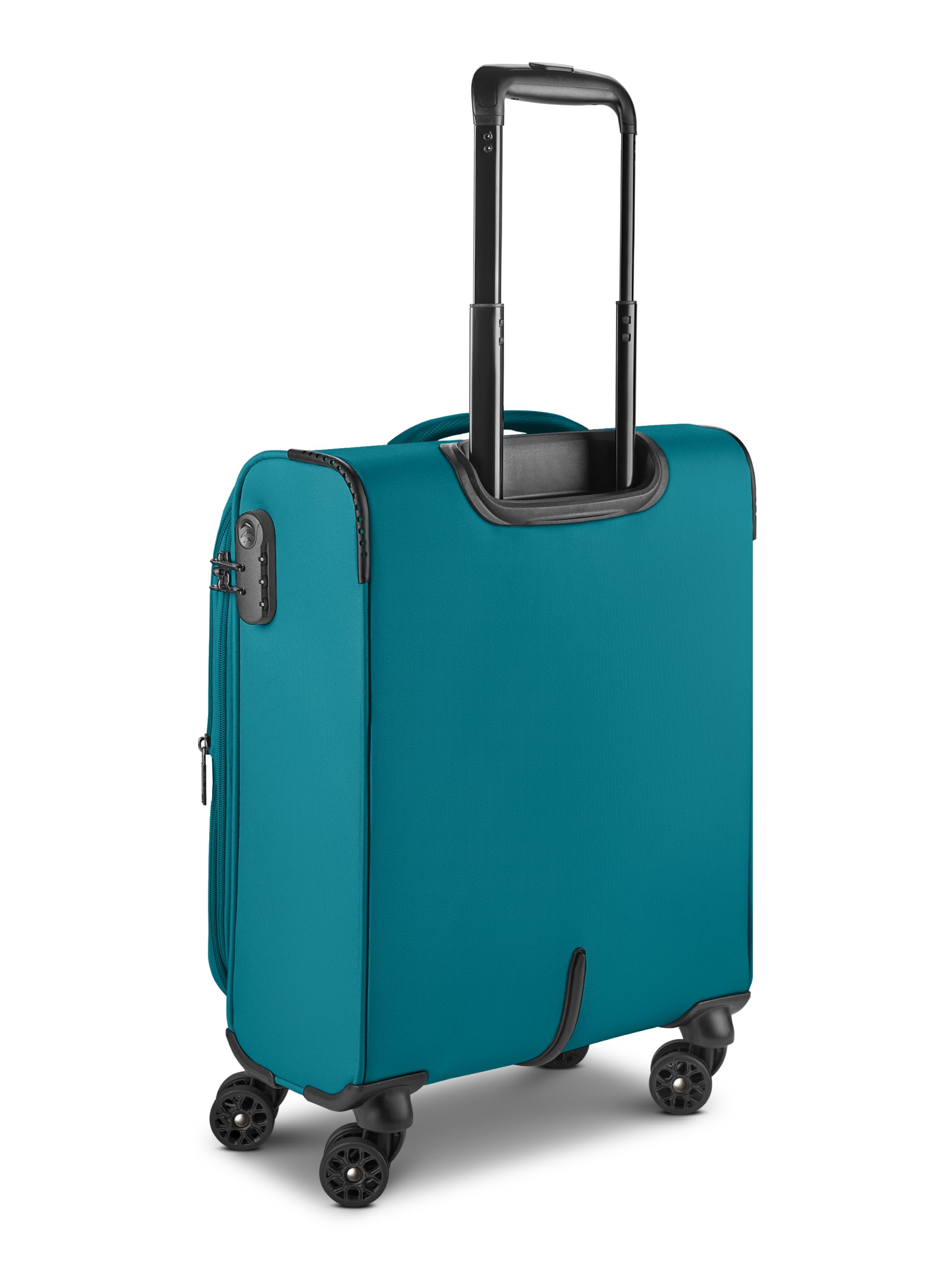 Stratic Kabinen-Koffer für Damen und Herren | Kleiner Cabin-Trolley 40 x 21 x 55 cm aus hochwertigem, flexiblem Polyester Material | Erweiterbar & Teleskopgriff| taska Serie
