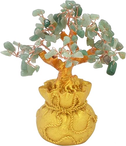 Árbol de gemas de cuarzo rosa natural, árbol de cristal de energía positiva, estatua de Feng Shui, bolsa del tesoro, árbol de chakras manual,