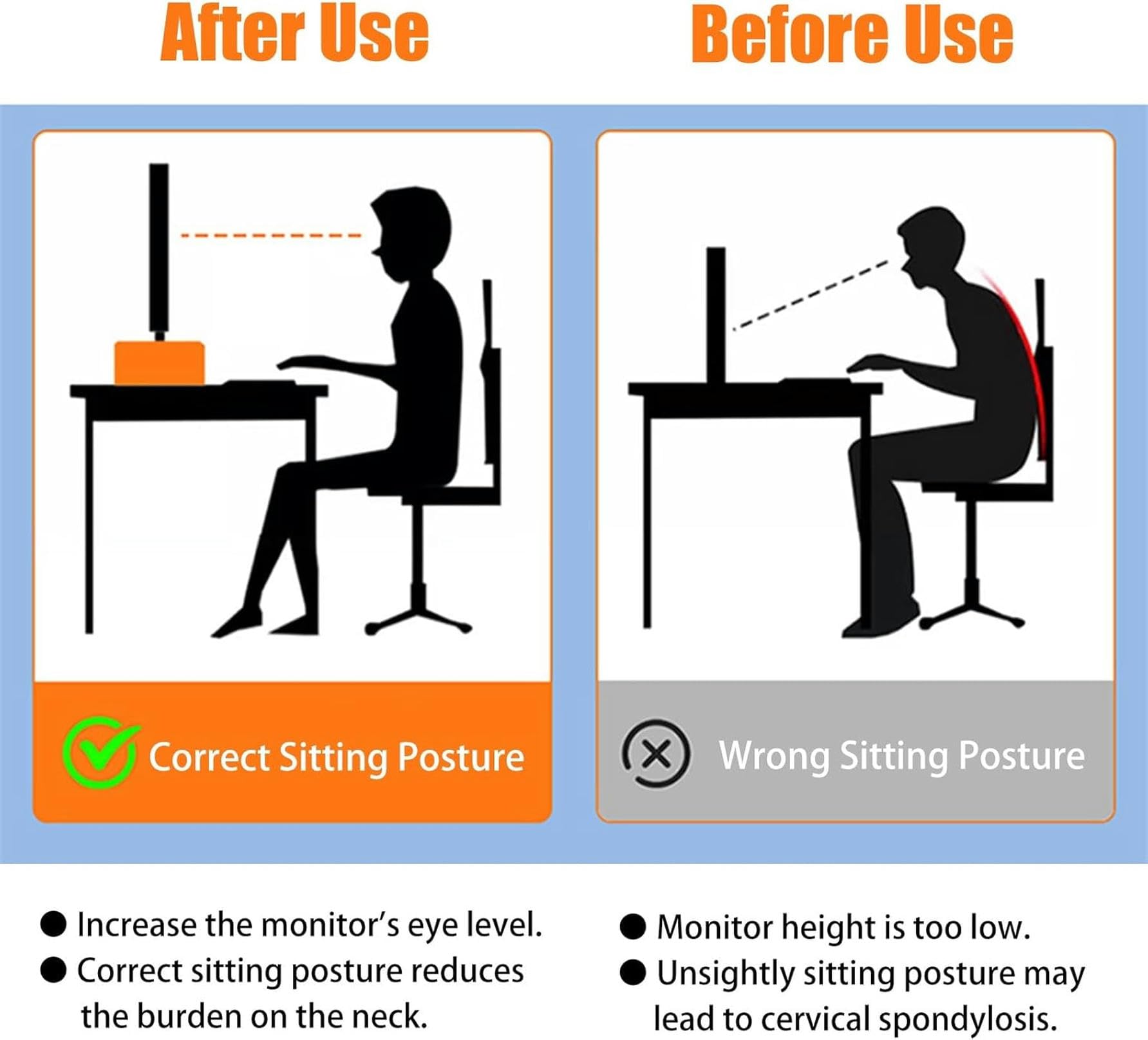Supporto per Monitor angolare per 3 schermi, Supporto per Monitor angolare per Computer, Organizer da scrivania Regolabile, Rotazione di 270°, Supporto angolare in Metallo per Laptop.