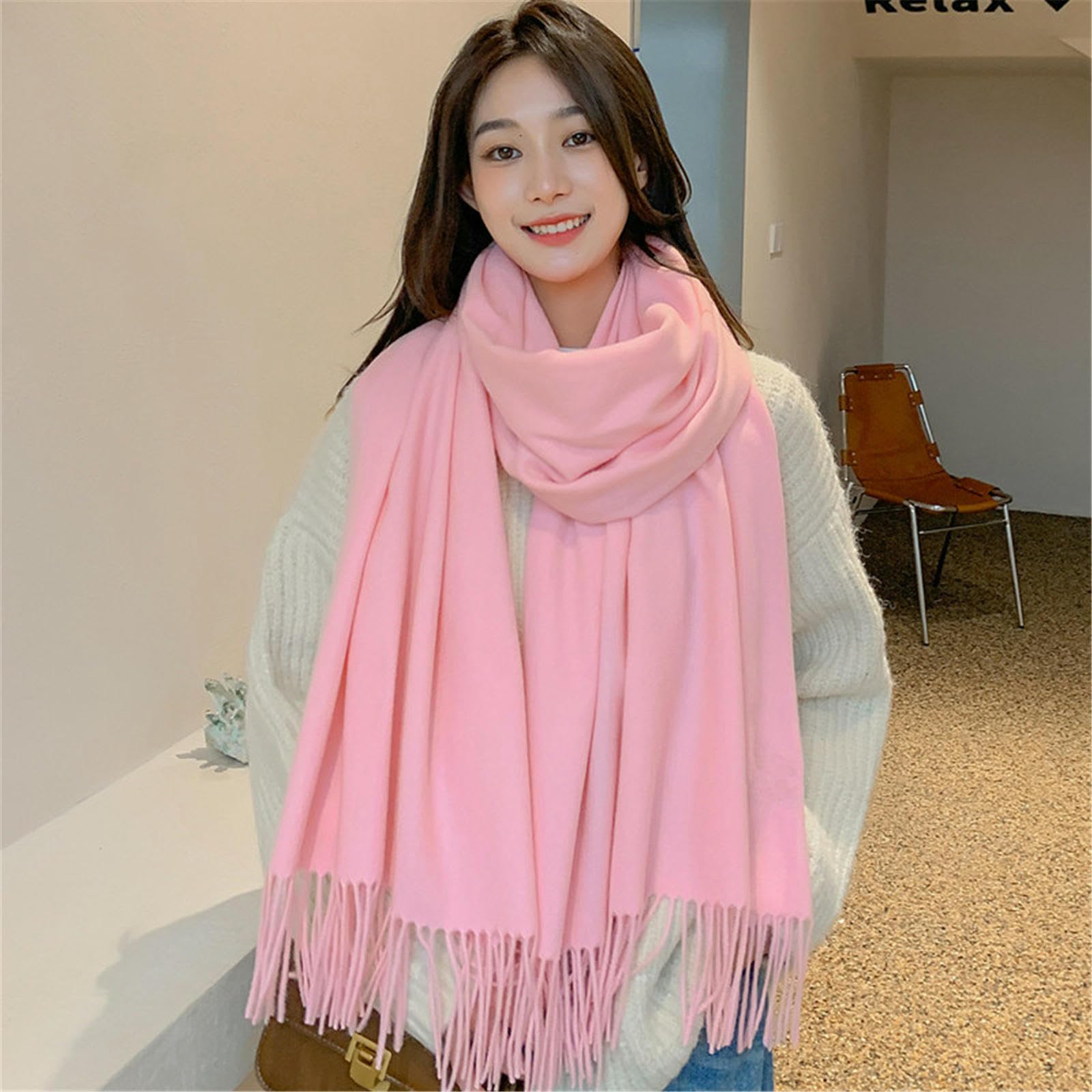 Foulard Donna Scialli E Sciarpe Da Per Uomo Caldo Versatile Ed Elegante Autunno Inverno