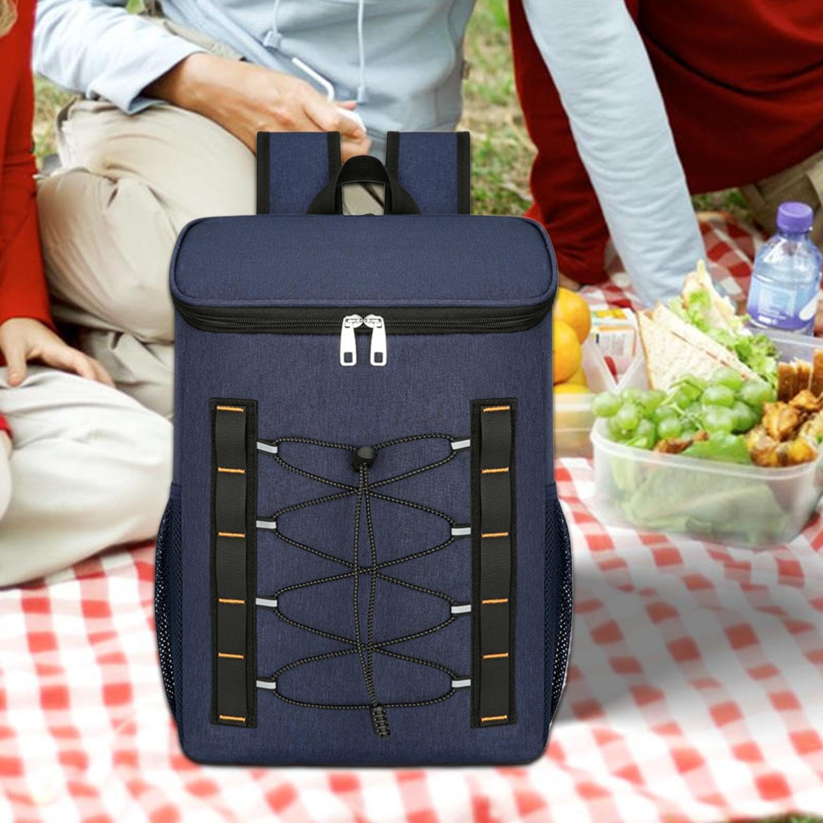Piknik Cooler, piknikowa torba plecaka Wodoodporny chłodnica plecak | Wodoodporny nośnik termiczny campingowy