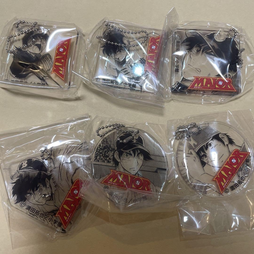 サンデー 65周年 茂野吾郎 アクリルチャーム MAJOR　全6種セット×2 Amazon.co.jp: 茂野吾郎サンデーオール吾郎アクリルチャーム