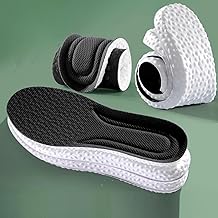 YOMITH Memory Foam Insoles for Women Men, Breathable Shock Absorption Comfort Insoles Replacement Shoe Inserts Sole for Trainers Sneakers Sports Shoes (Black 2 Pair, 43-45)