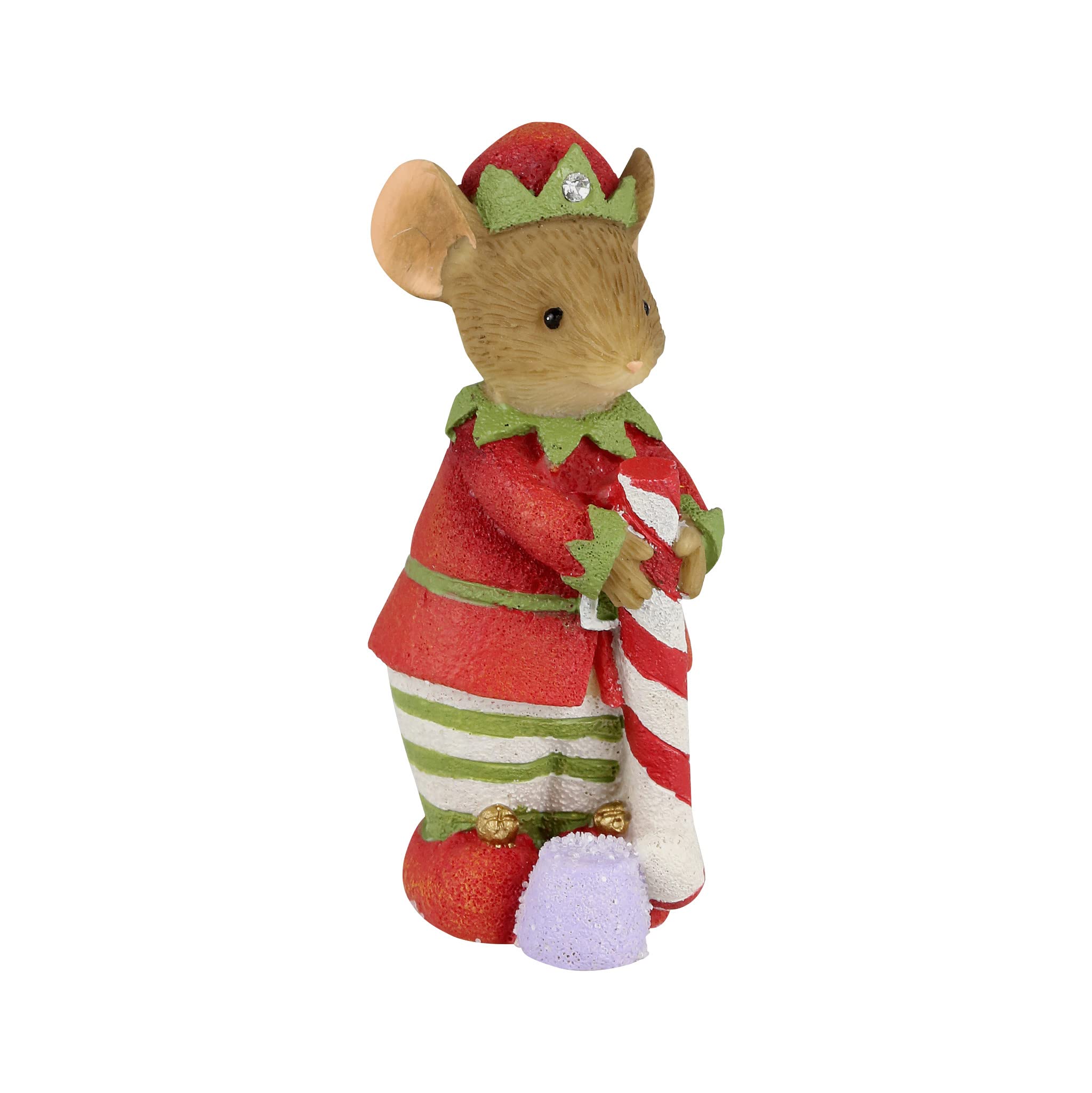 Figurine de golf Enesco Tails with Heart, mini souris de collection 5,5 cm