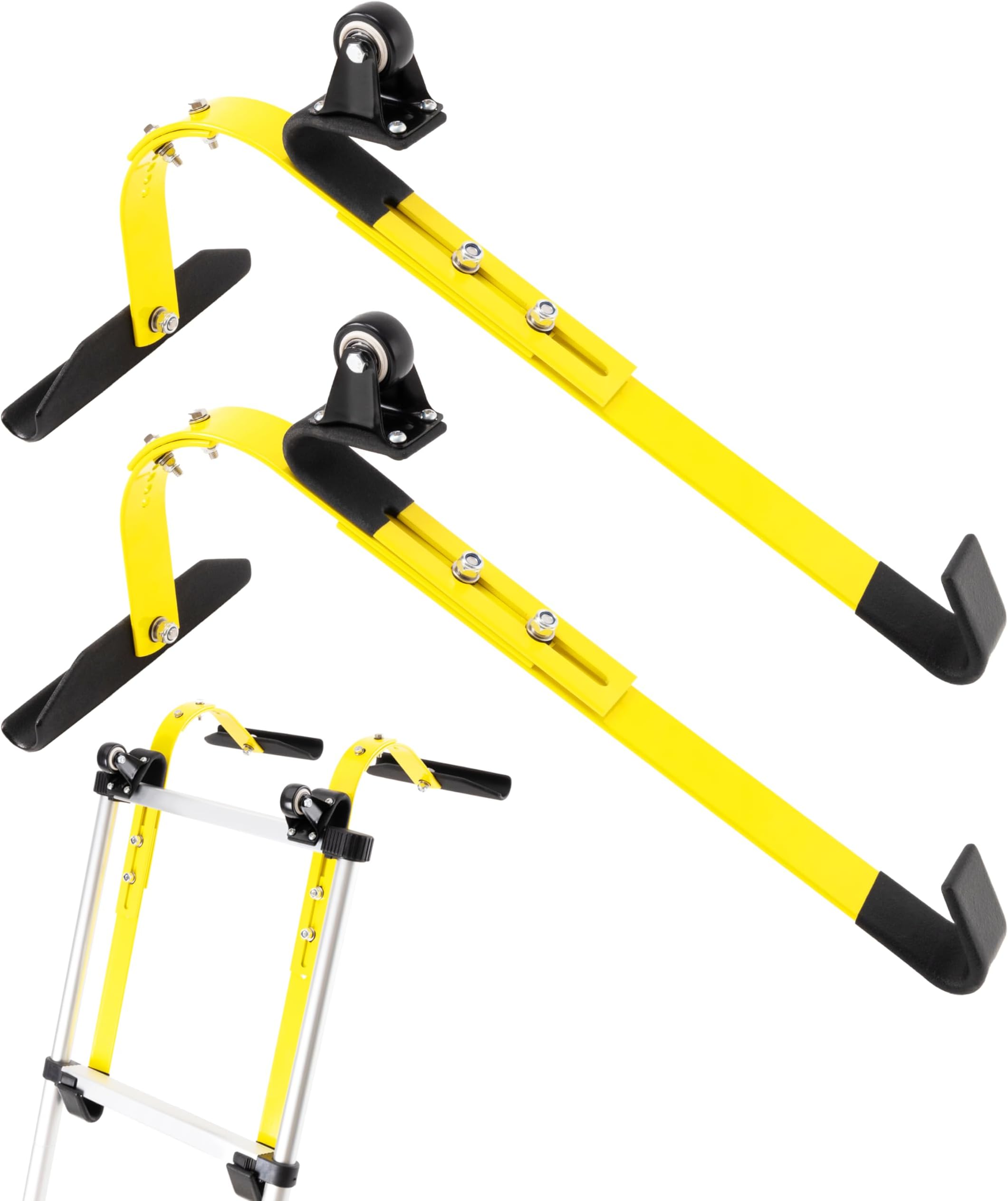 FMhotu 2 Pack Ladder Hooks for Roof, Heavy Duty Ladder Roof Hook with