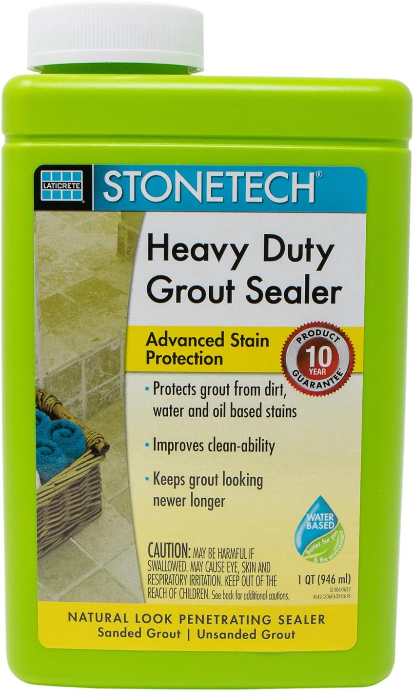 Heavy Duty Grout Sealer, 1 Quart/32OZ (946ML) Bottle