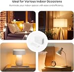 TREATLIFE 2 in 1 Dimmer Plug with Remote, Wireless Remote Control Outlet, Up to 100FT Range, Plug-in Dimmer Switch for Dimmable Bulbs, String Lights, Max Power 300W