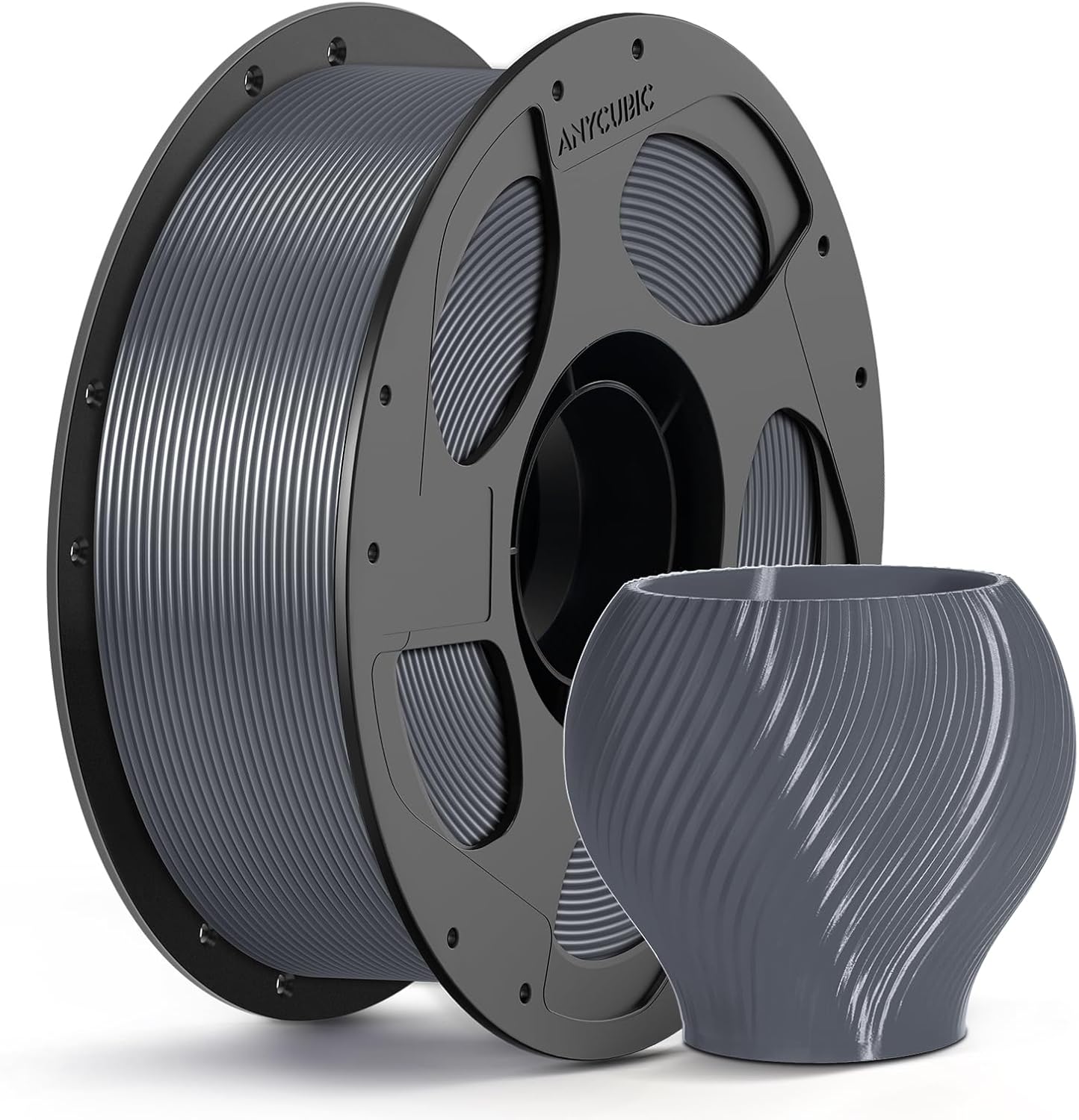 Filamento PETG 1.75mm 1KG Textura Gris para impresora 3D miniatura 1