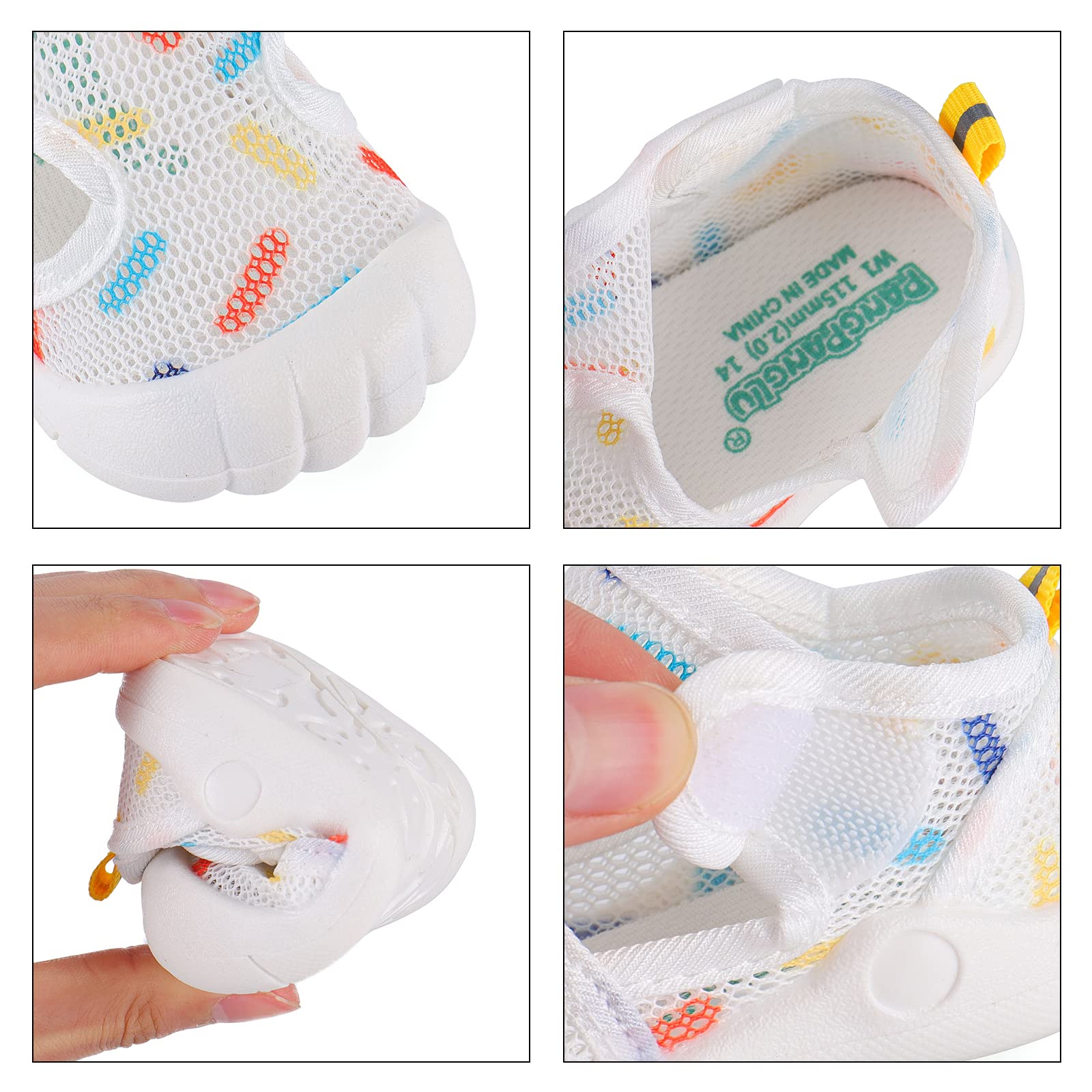LACOFIA Chaussures Premier Pas Bébé Garçons Filles Baskets Bébé de Marche Respirantes Antidérapantes