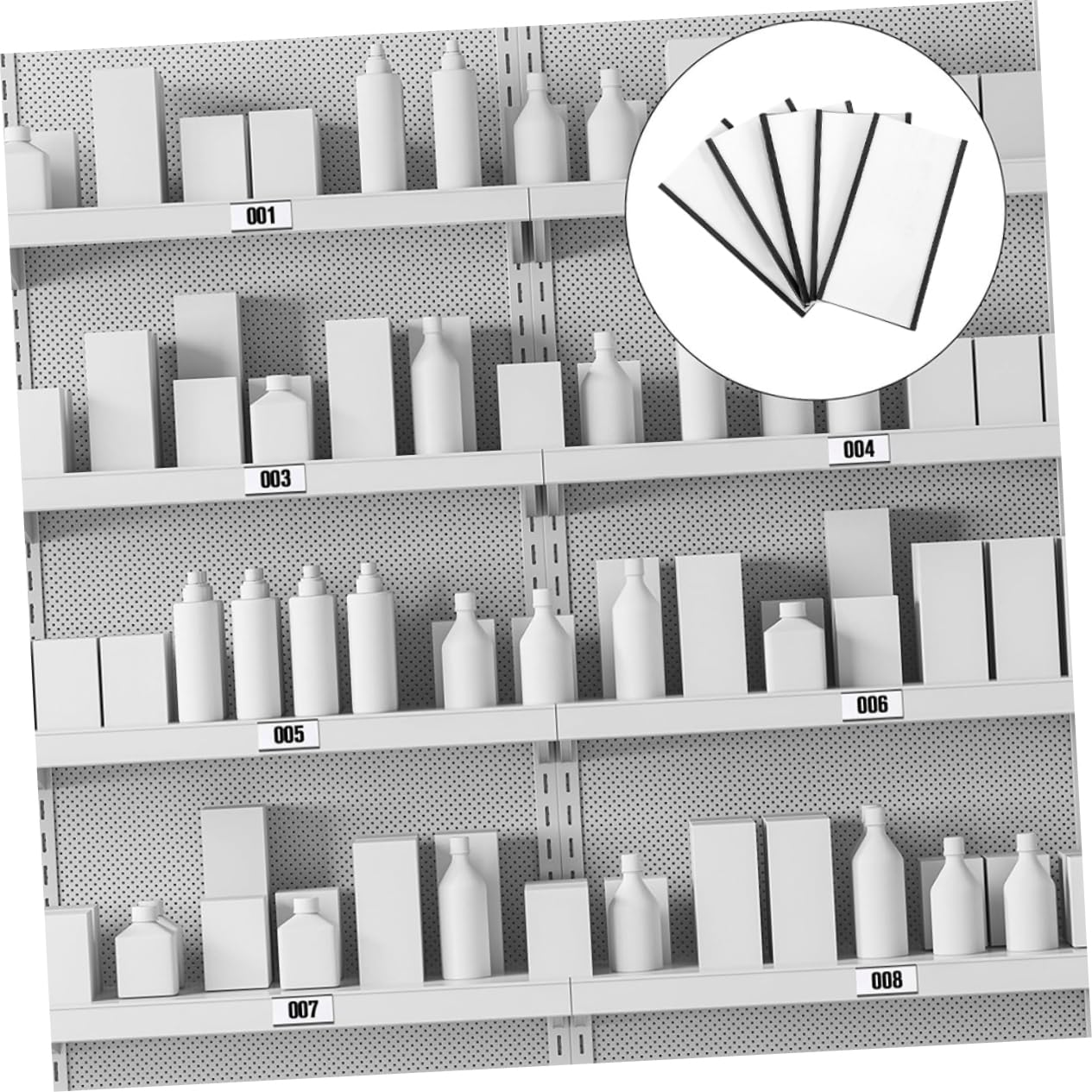 Angoily 20pezzi Etichette Magnetiche Porta Cartelli Pz per Ufficio Scuola Uso Versatile Superfici Metalliche Porta Etichette Strisce Magnetiche per Schedari Scaffali