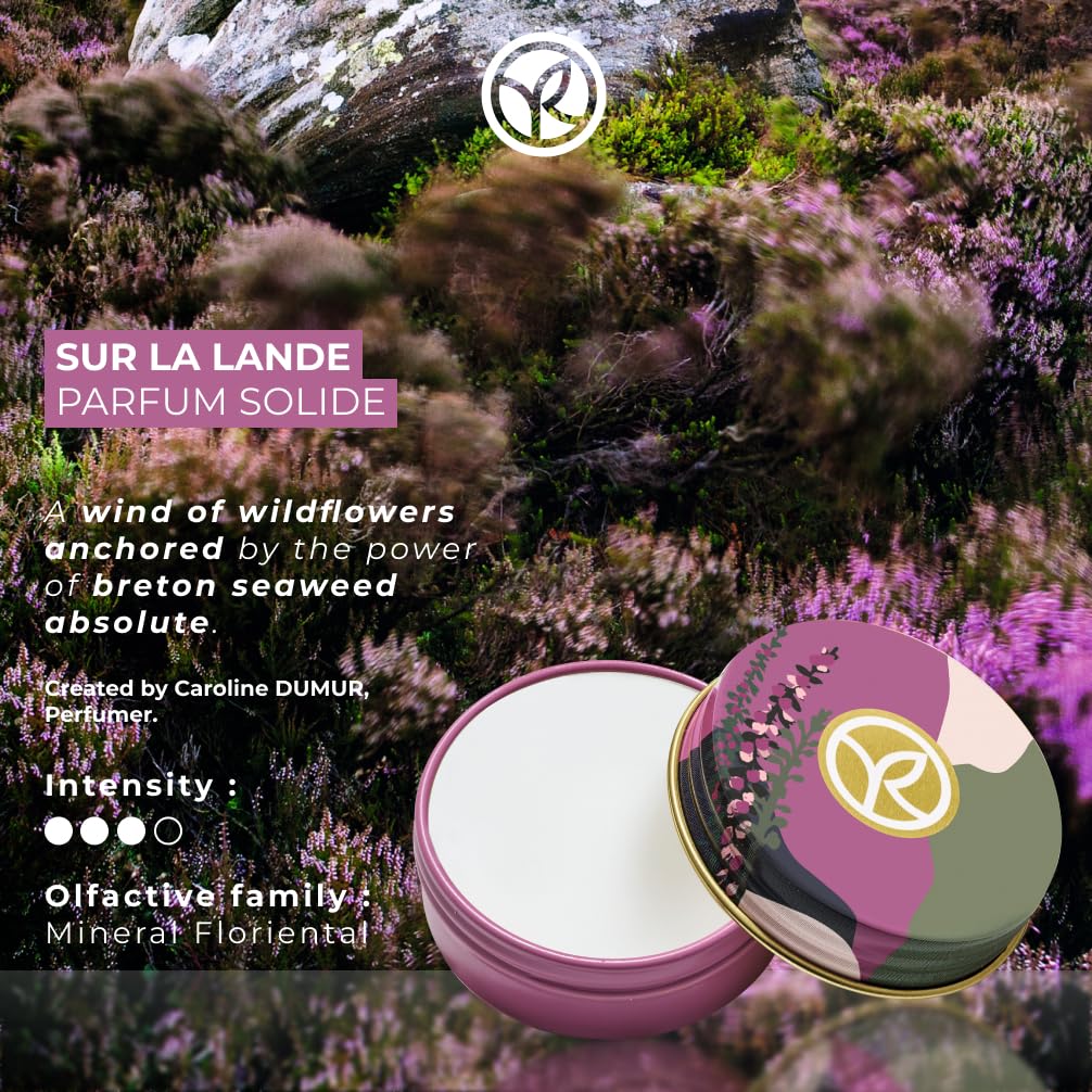 Yves Rocher Profumo Solido Sur la Lande Camomilla, Gelsomino 15ml Unisex