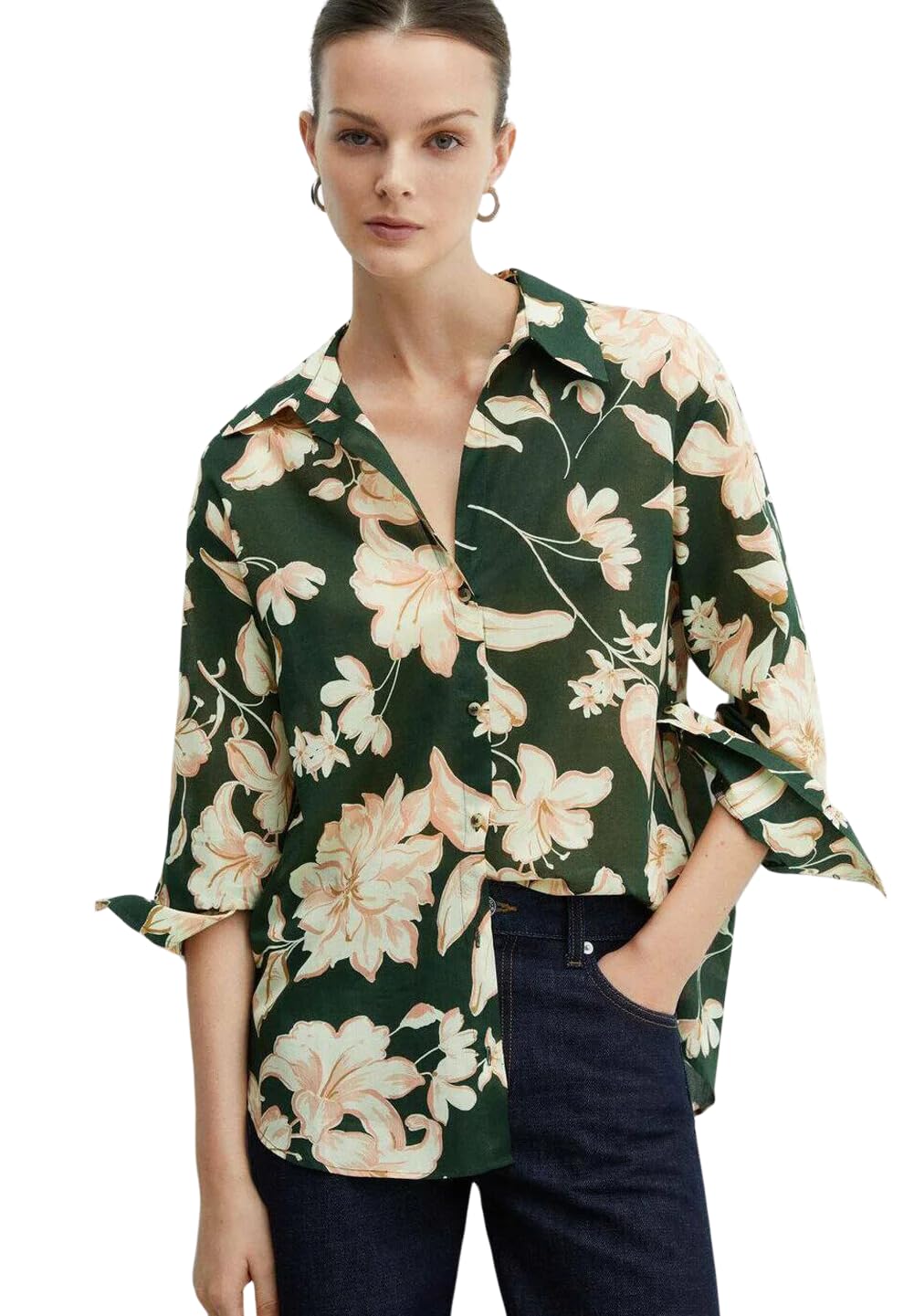 leriya fashion Shirts for Women – Korean Style Long Sleeve Oversized Button Down | Plus Size Workwear Top for Office & Casual Wear-picture-41