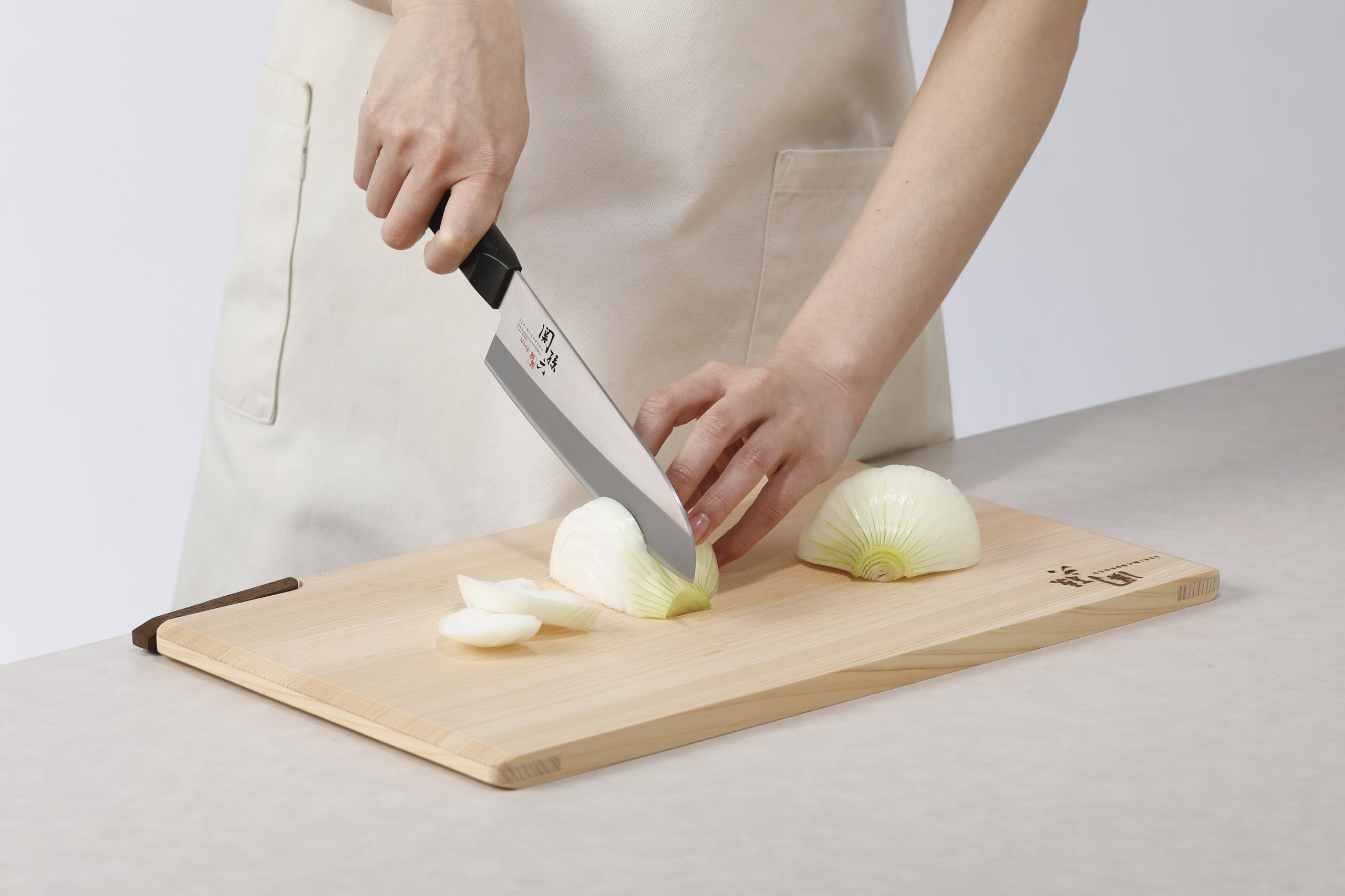 Amazon.co.jp: 貝印 KAI 三徳包丁 関孫六 萌黄 165mm 日本製 食洗機