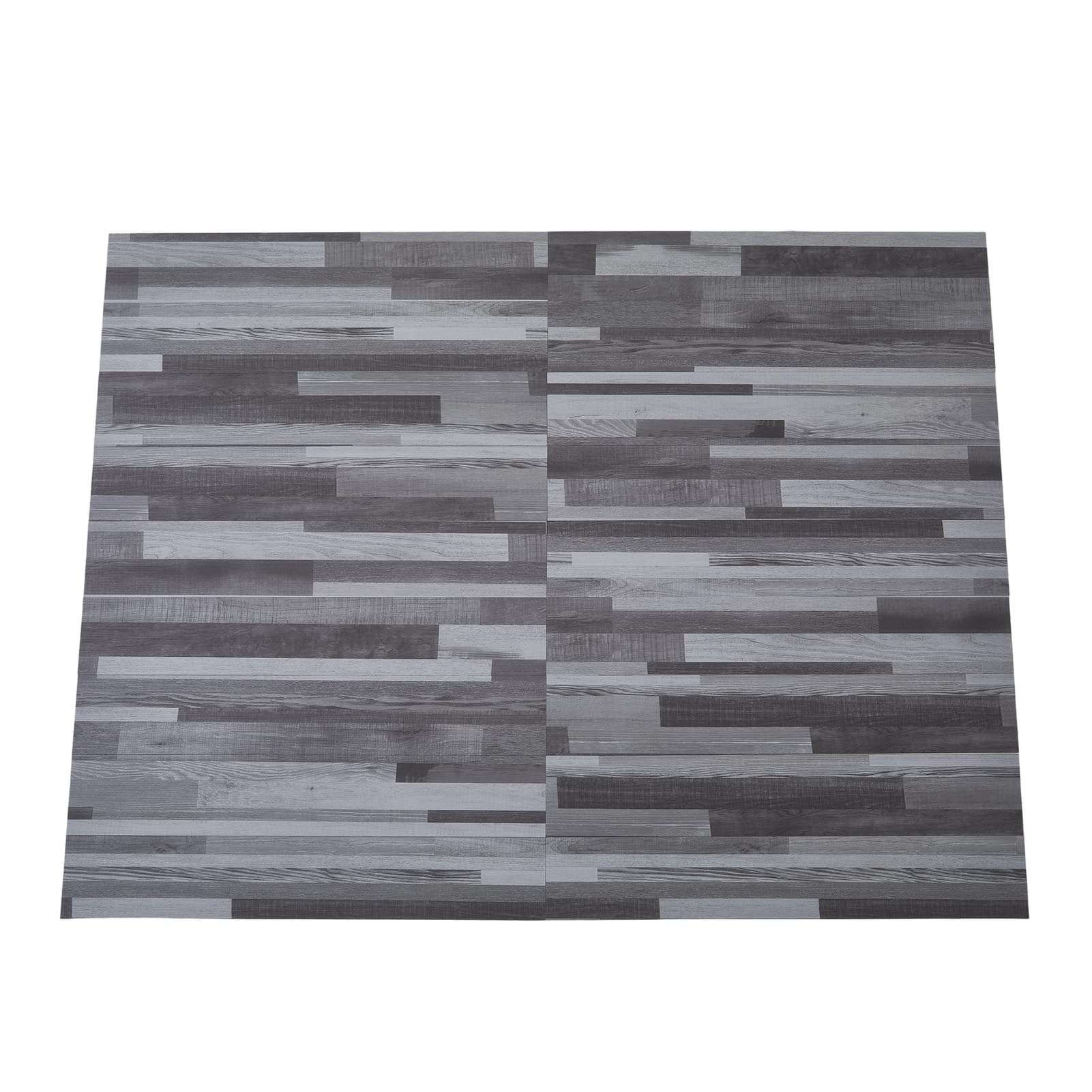 INMOZATA Peel and Stick Flooring Waterproof Self Adhesive Vinyl Flooring 36pcs Self Adhesive Floor Planks 2.0 mm Thick Flooring Tiles for Bedroom, Living Room, Kitchen(5㎡,Splice Dark Grey) — image 1