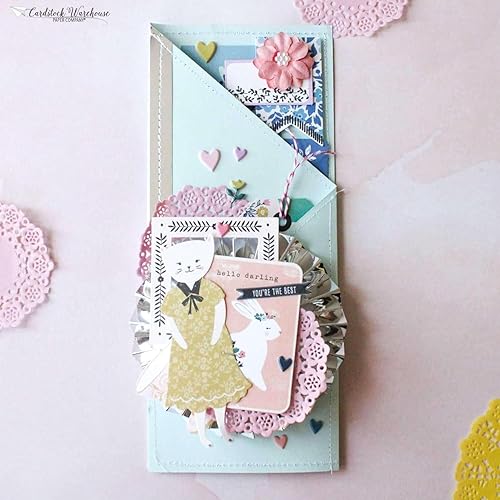 Miniatura 70 de Gumdrop - Papel de cartulina verde, 12 x 12 pulgadas, 65 libras, cubierta premium, 25 hojas de Cardstock Warehouse Gumdrop Verde