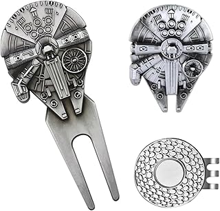 K9King Premium Golf Divot Repair Tool and Ball Marker with Magnetic Hat Clip - Premium Golf Accessories for Enhanced Golfing Fun - Falcon Golf Divot Tool for Golfers - Groove Cleaner