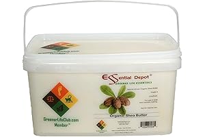 Unrefined Grade A Shea Butter in Bulk - 7 lbs by Greener Life Club