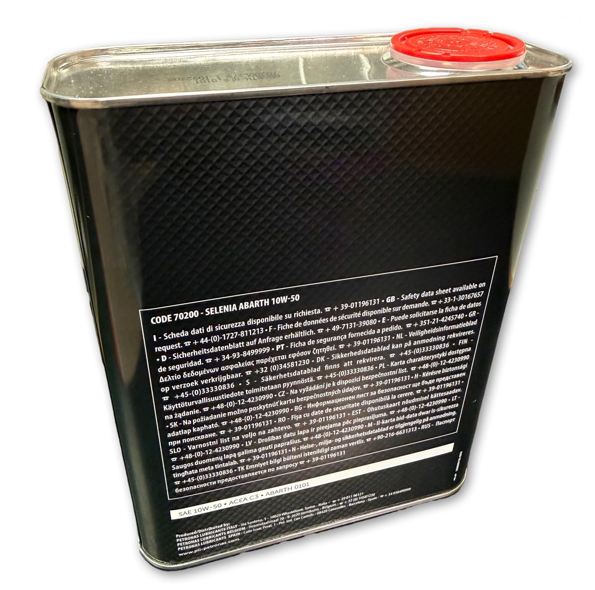 Selenia Abarth Engine Oil 10W50-2 Litres : Amazon.co.uk: Automotive