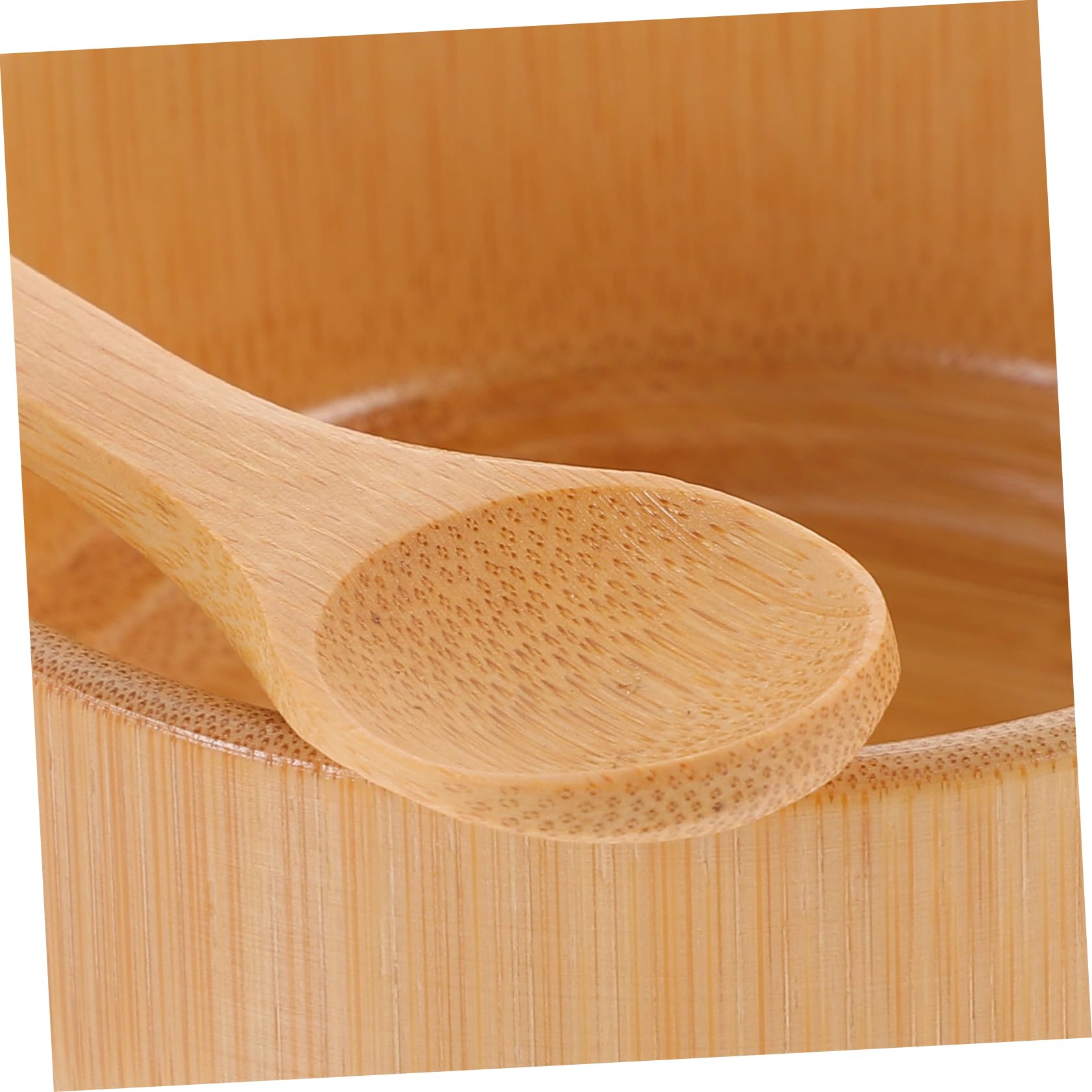 FRCOLOR Natural Bamboo Mask Brush Set Facial Mask Mixing Bowl Spoon Skincare Tool