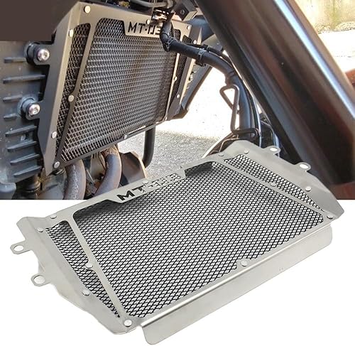 Vista 2 de Rejilla de radiador de motocicleta, MT03 cubierta de radiador de motocicleta cubierta de protección para Y&AMAHA MT-03 MT 03 2015 2016 2017 2018