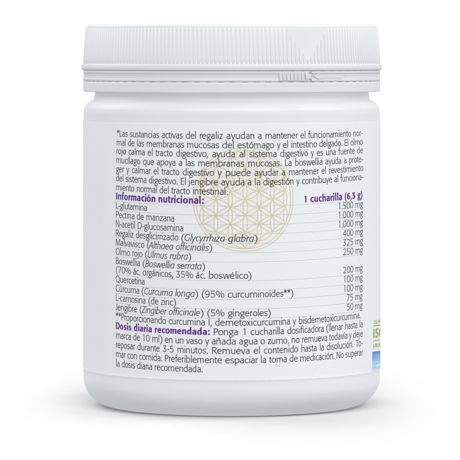 Sura Vitasan GI-Repair Polvo 190 g 11 Nutracéuticos para Salud Intestinal | Fórmula Sinérgica con L-Glutamina, Pectina, NAG Olmo Rojo, Boswellia y Regaliz DGL, para Cuidado de Mucosas Digestivas