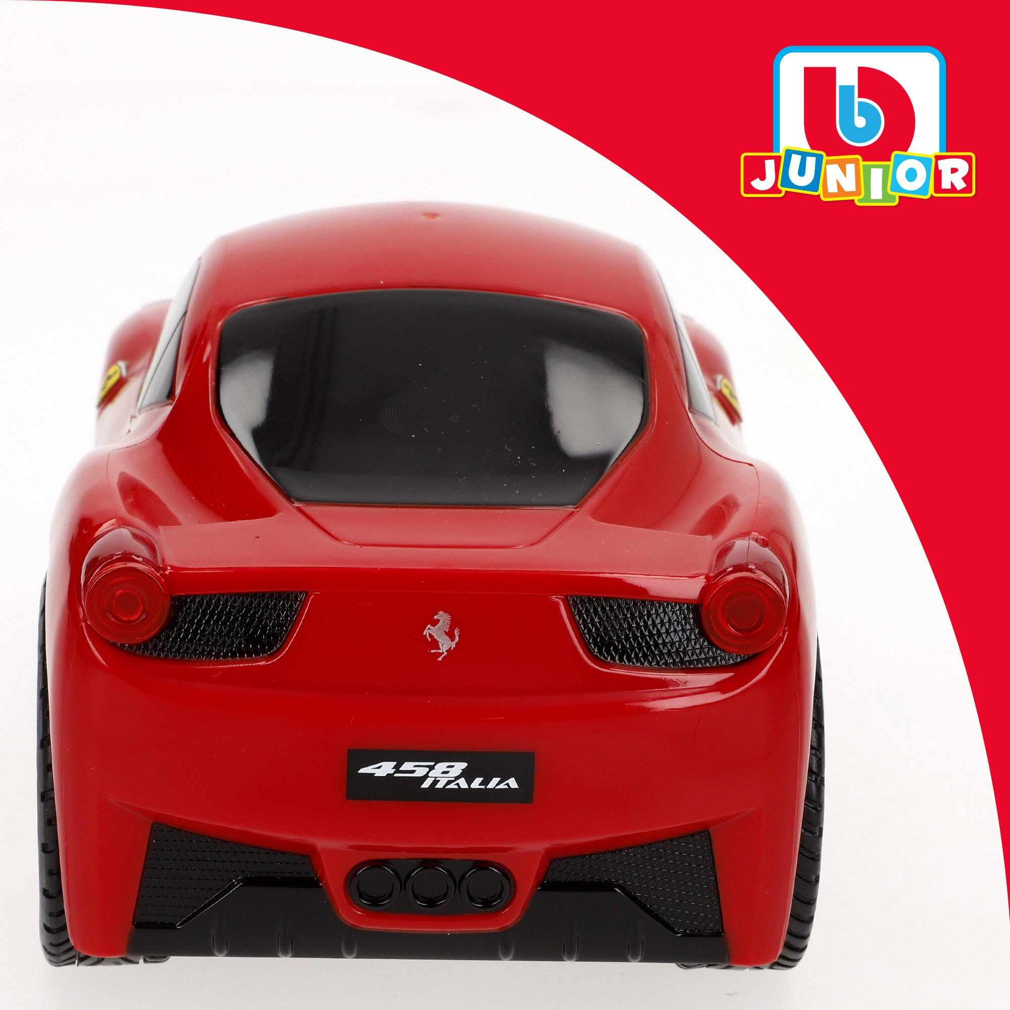 Bburago Maisto Francja – 91000 – My First RC Ferrari z kierownicą Gyro/model losowy czerwony