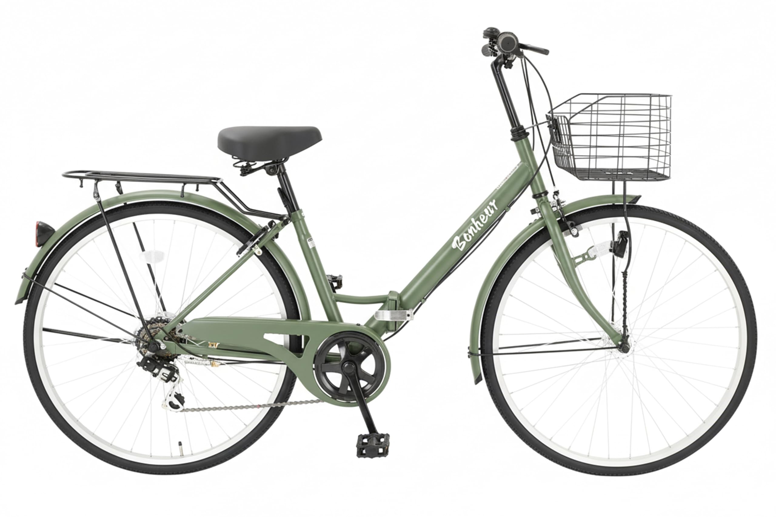 Amazon | 自転車 26インチ 折りたたみ ママチャリ シティサイクル 