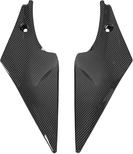 Miniatura 7 de 2 piezas de carenado lateral del tanque de gasolina, reemplazo izquierdo derecho para R 600 750 20062007 (fibra de carbono)
