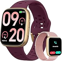 Vista 1 de Smart Watches for Women/Men Android iPhone, [1.85" AMOLED Screen] Smartwatch Fitness Tracker 3ATM Waterproof with Bluetooth Calls, AI Control, Heart
