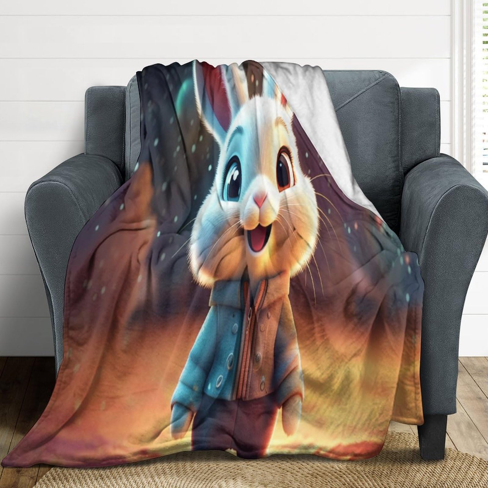 Couverture douillette flanelle train le cadeau d'anniversaire idéal pour tout-petit
