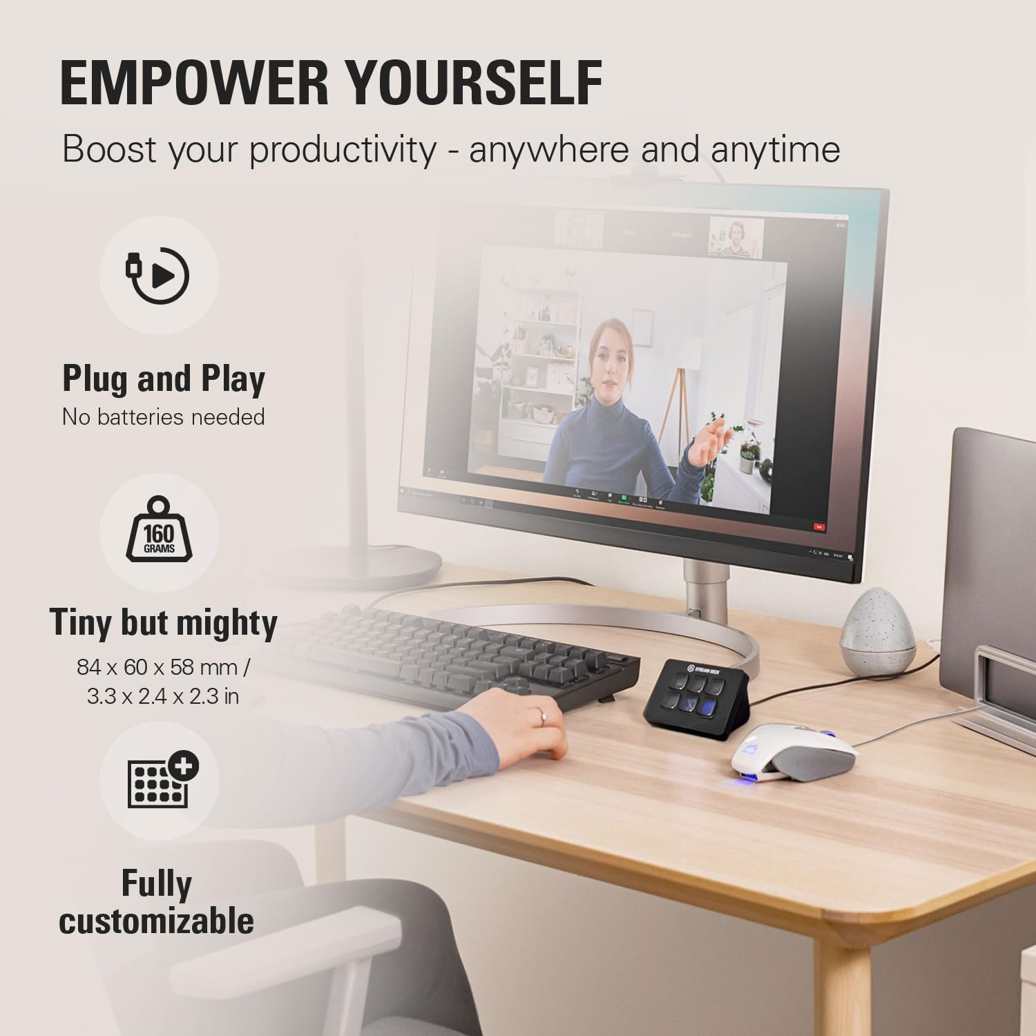 Elgato Facecam Pro, True 4K60 Ultra HD Webcam for Live Streaming, Gaming, Video Calls, Sony Sensor, Advanced Light Correction, DSLR Style Control, Wide Angle, works with OBS, Teams, Zoom, PC/Mac: Bundle