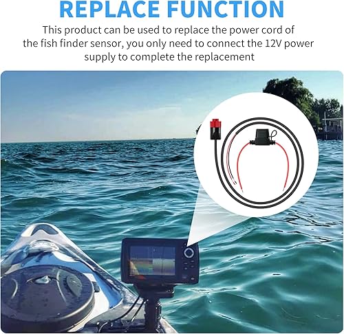 Miniatura 3 de Cable de alimentación de repuesto para equipo de navegación, longitud de cable de 4 pies, compatible con HDSMarkEliteHook