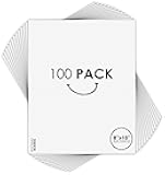 Golden State Art, 8x10 Backing Board Only, 4-Ply Thick 100 Single Backer Boards for Frame, Photo, Print