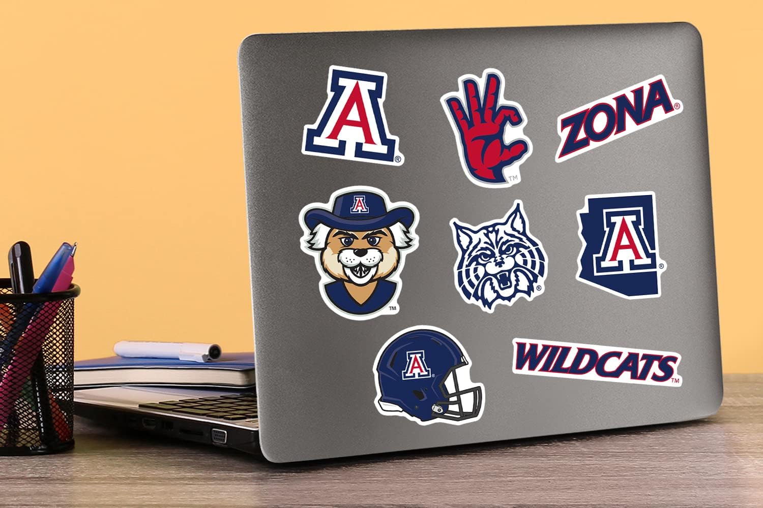 University of Arizona Premium Vinyl Sticker Pack – 50 Waterproof Wildcats Decals for Laptop, Water Bottle, Tablet, Car, Skateboard & More – Officially Licensed Variety Set - Image 4