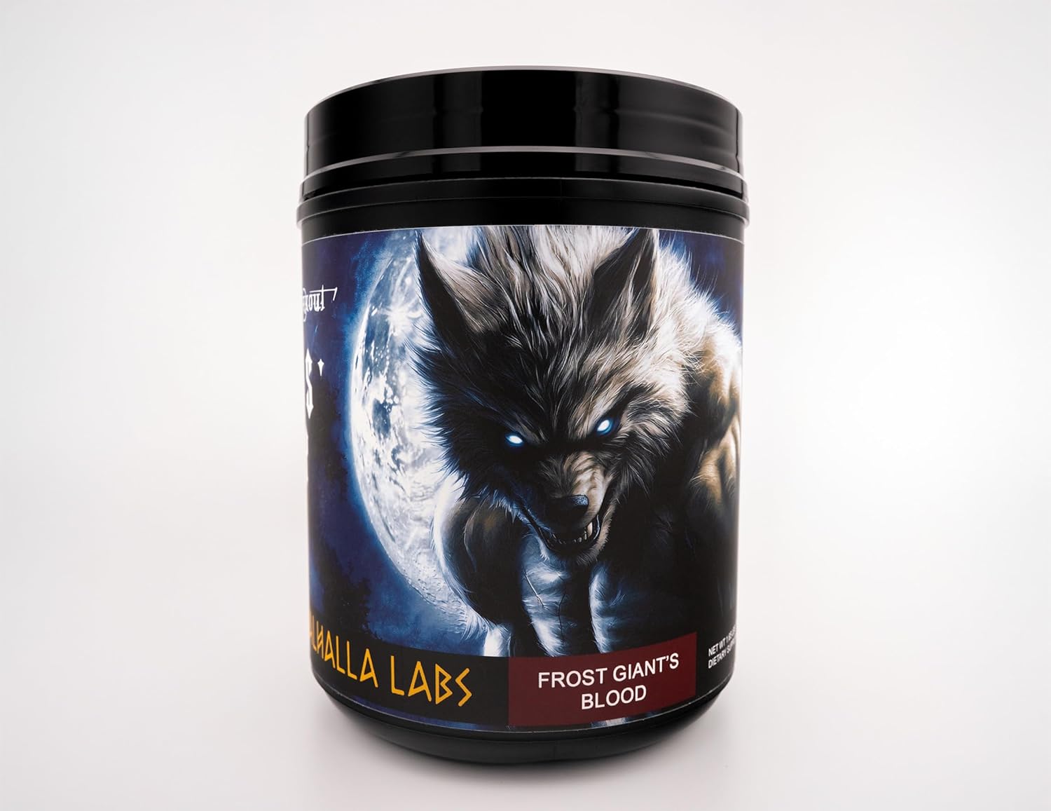 Fenris' Fury Stim Free Pre-Workout with L-Citrulline, Creatine Monohydrate, and Taurine.