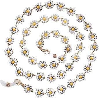 Glasses Chain, Daisy Sunglasses Chain, Glasses Strap, Fixed Glasses, 2 pieces.