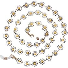 Glasses Chain, Daisy Sunglasses Chain, Glasses Strap, Fixed Glasses, 2 pieces.